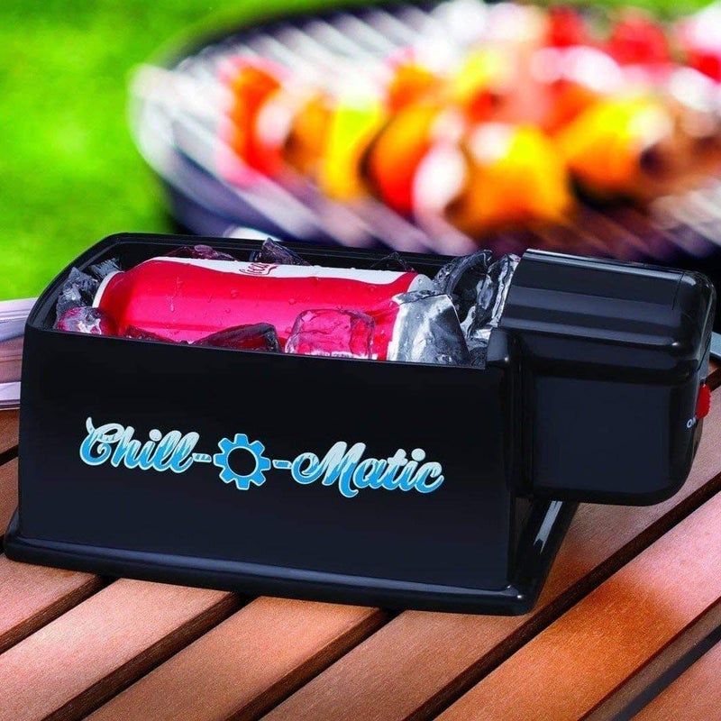Chill-O-Matic جهاز تبريد المشروبات الفوري تشيل-أو-ماتيك، برّد المشروبات في 60 ثانية مع هذا الجهاز المحمول - مثالي للأنشطة الخارجية والحفلات. - Image 2